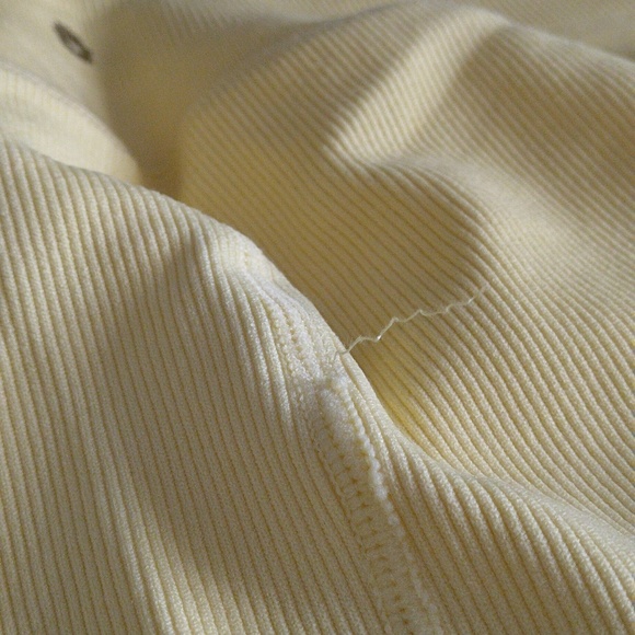 Spiritual Gangster M/L Ribbed Pastel Yellow Leggings - Picture 14 of 16